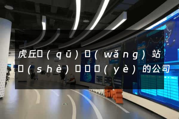 虎丘區(qū)網(wǎng)站設(shè)計專業(yè)的公司