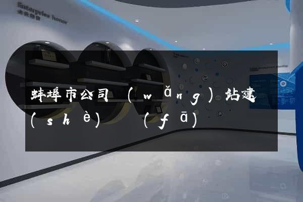 蚌埠市公司網(wǎng)站建設(shè)開發(fā)