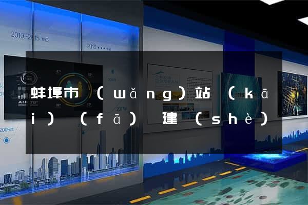 蚌埠市網(wǎng)站開(kāi)發(fā)與建設(shè)