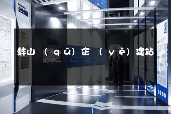 蚌山區(qū)企業(yè)建站