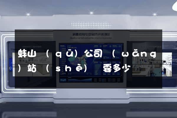 蚌山區(qū)公司網(wǎng)站設(shè)計要多少錢
