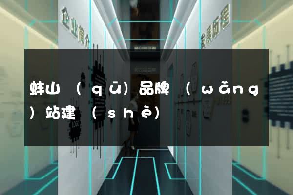 蚌山區(qū)品牌網(wǎng)站建設(shè)