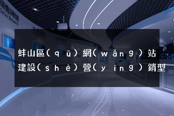 蚌山區(qū)網(wǎng)站建設(shè)營(yíng)銷型