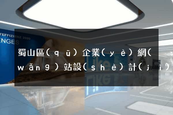 蜀山區(qū)企業(yè)網(wǎng)站設(shè)計(jì)