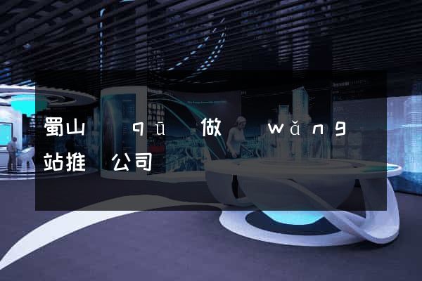 蜀山區(qū)做網(wǎng)站推廣公司