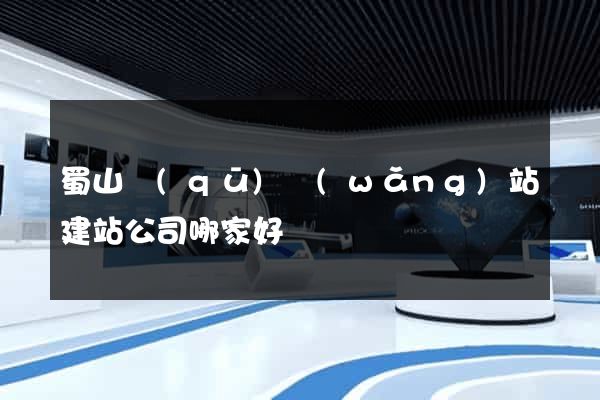 蜀山區(qū)網(wǎng)站建站公司哪家好