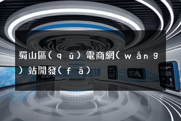蜀山區(qū)電商網(wǎng)站開發(fā)