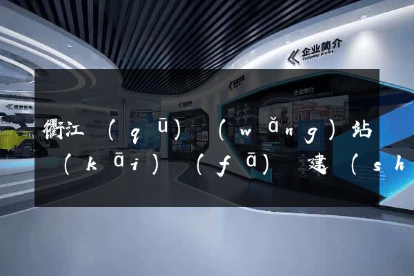 衢江區(qū)網(wǎng)站開(kāi)發(fā)與建設(shè)