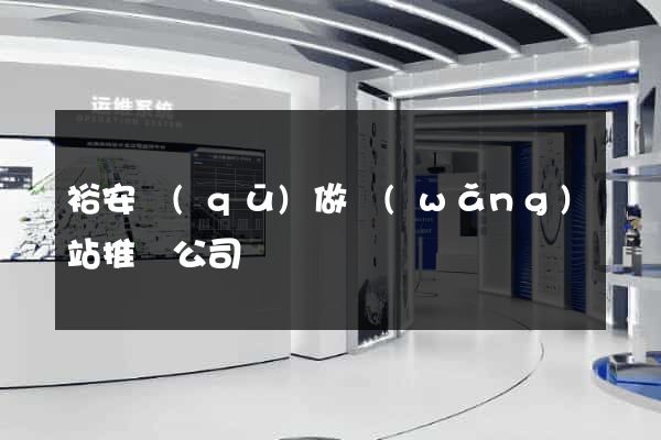 裕安區(qū)做網(wǎng)站推廣公司