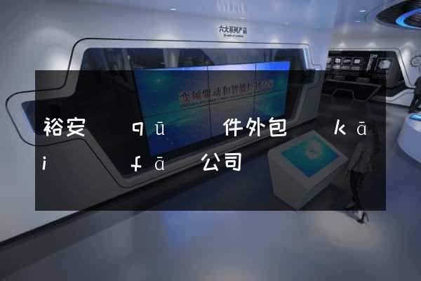 裕安區(qū)軟件外包開(kāi)發(fā)公司