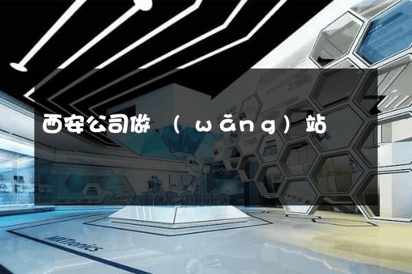 西安公司做網(wǎng)站