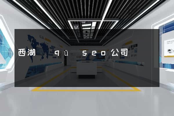 西湖區(qū)seo公司