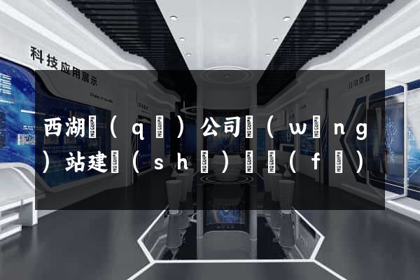 西湖區(qū)公司網(wǎng)站建設(shè)開發(fā)