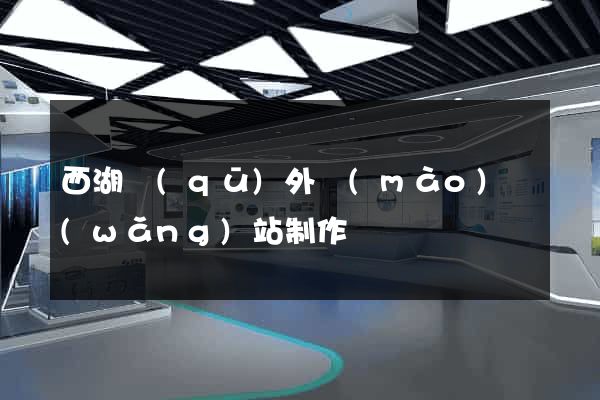 西湖區(qū)外貿(mào)網(wǎng)站制作