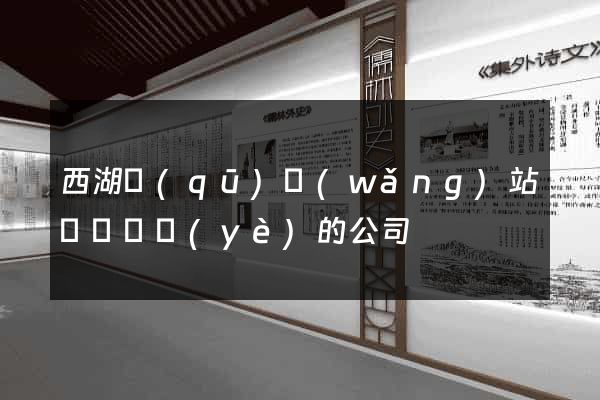 西湖區(qū)網(wǎng)站設計專業(yè)的公司