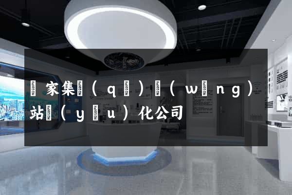 謝家集區(qū)網(wǎng)站優(yōu)化公司