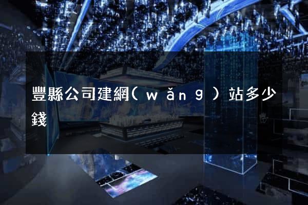 豐縣公司建網(wǎng)站多少錢