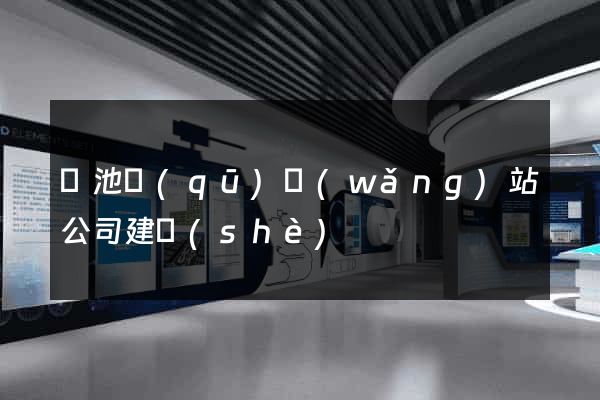 貴池區(qū)網(wǎng)站公司建設(shè)