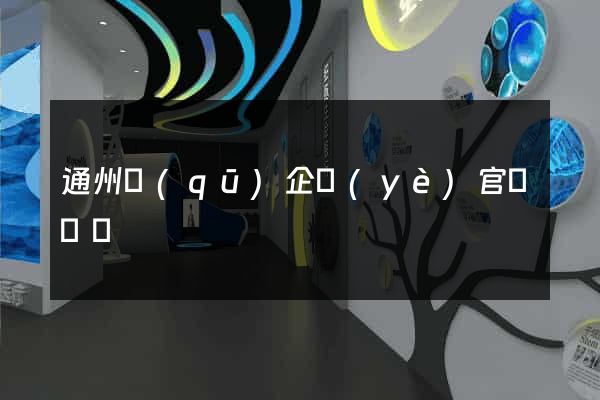 通州區(qū)企業(yè)官網設計