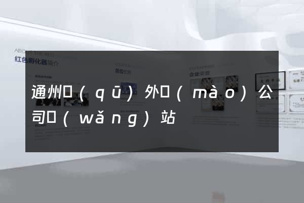 通州區(qū)外貿(mào)公司網(wǎng)站