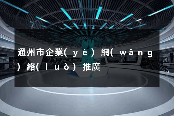 通州市企業(yè)網(wǎng)絡(luò)推廣