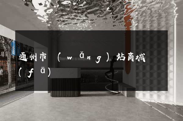 通州市網(wǎng)站商城開發(fā)