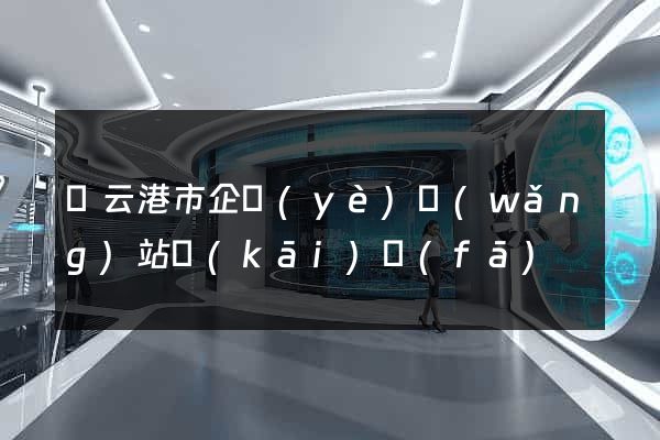 連云港市企業(yè)網(wǎng)站開(kāi)發(fā)