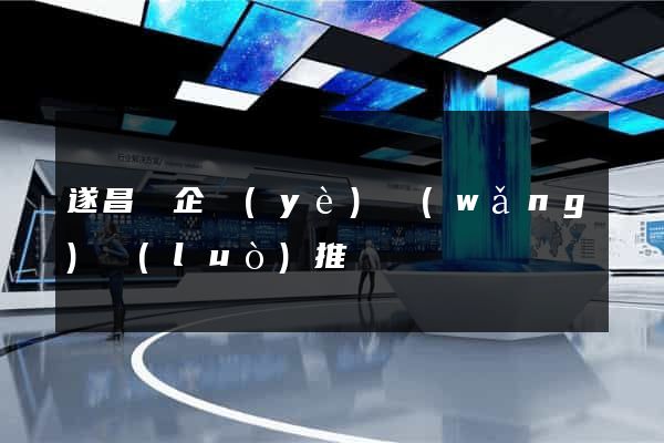 遂昌縣企業(yè)網(wǎng)絡(luò)推廣