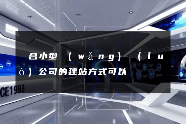 適合小型網(wǎng)絡(luò)公司的建站方式可以為