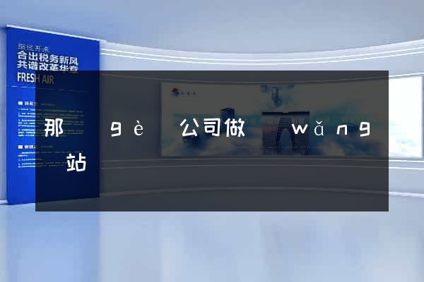 那個(gè)公司做網(wǎng)站