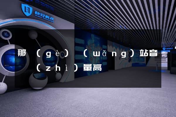 那個(gè)網(wǎng)站音樂質(zhì)量高