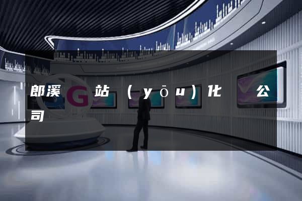 郎溪縣網站優(yōu)化設計公司