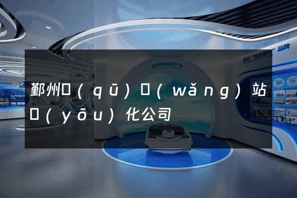 鄞州區(qū)網(wǎng)站優(yōu)化公司