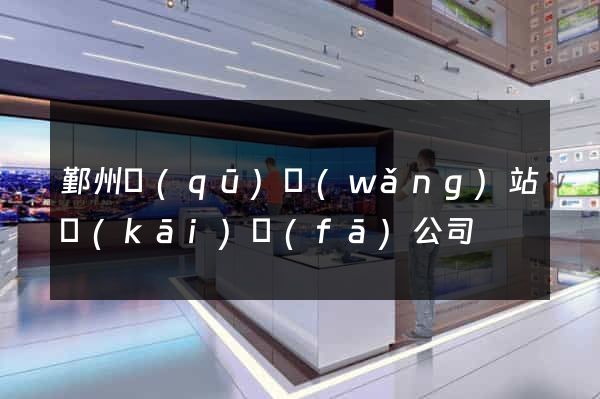 鄞州區(qū)網(wǎng)站開(kāi)發(fā)公司