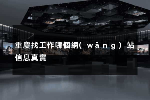 重慶找工作哪個網(wǎng)站信息真實