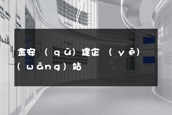 金安區(qū)建企業(yè)網(wǎng)站