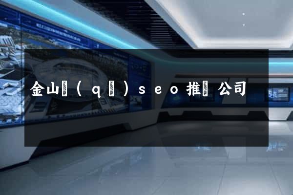 金山區(qū)seo推廣公司