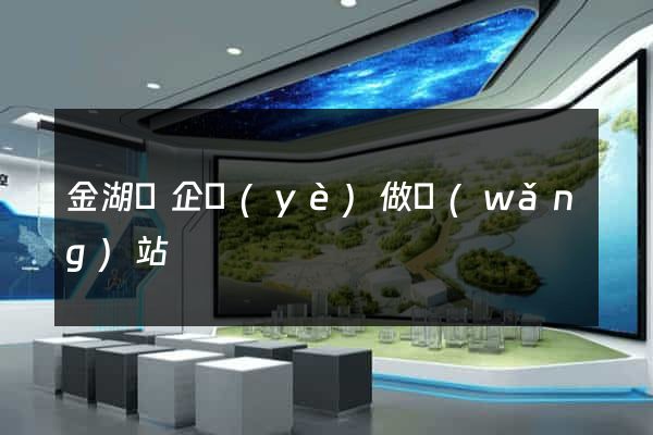 金湖縣企業(yè)做網(wǎng)站