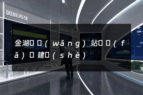 金湖縣網(wǎng)站開發(fā)與建設(shè)