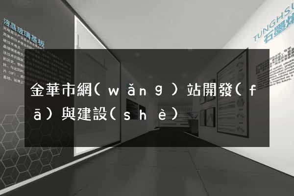 金華市網(wǎng)站開發(fā)與建設(shè)