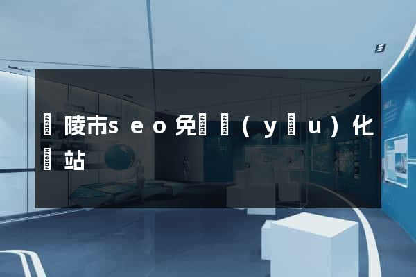銅陵市seo免費優(yōu)化網站