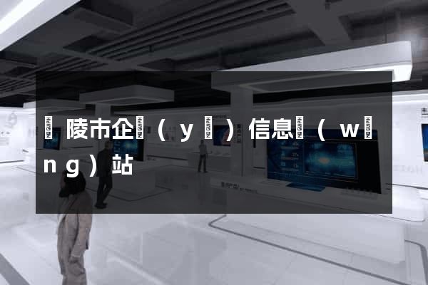 銅陵市企業(yè)信息網(wǎng)站