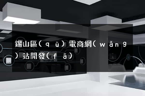 錫山區(qū)電商網(wǎng)站開發(fā)