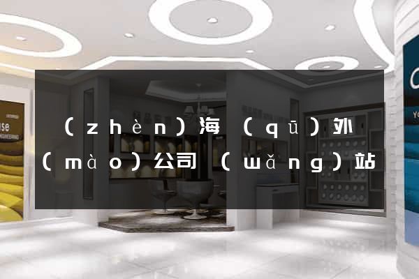 鎮(zhèn)海區(qū)外貿(mào)公司網(wǎng)站