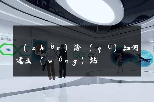 鎮(zhèn)海區(qū)如何建立網(wǎng)站