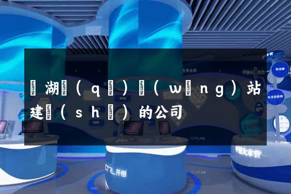 鏡湖區(qū)網(wǎng)站建設(shè)的公司