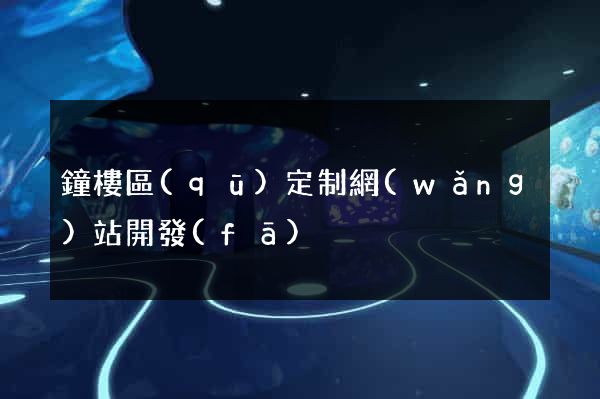 鐘樓區(qū)定制網(wǎng)站開發(fā)