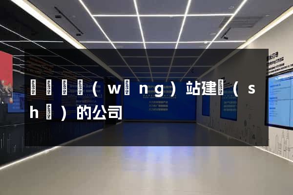 長興縣網(wǎng)站建設(shè)的公司