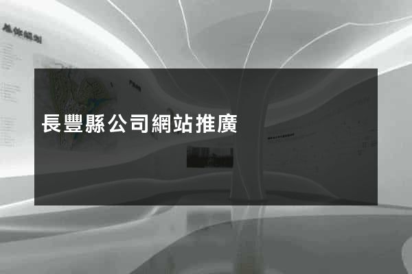 長豐縣公司網站推廣