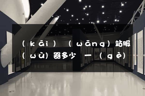 開(kāi)網(wǎng)站服務(wù)器多少錢一個(gè)